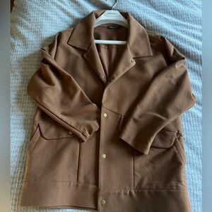 Oversized brown Cokluch jacket nwot